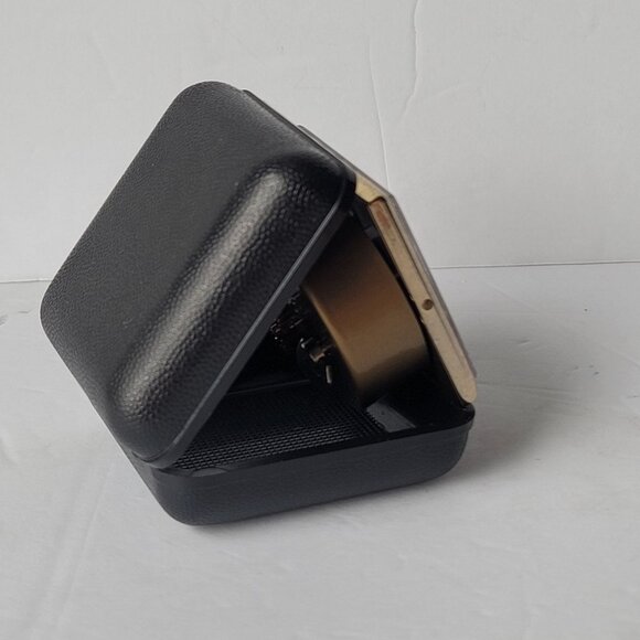 Vintage Equity Travel Alarm Clock glow in dark hands vintage alarm clock folding - Picture 4 of 8